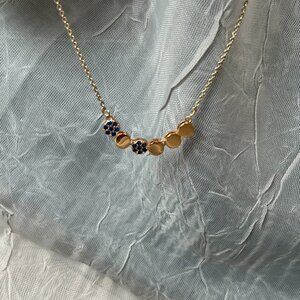 Dainty Express Gold Sapphire Necklace